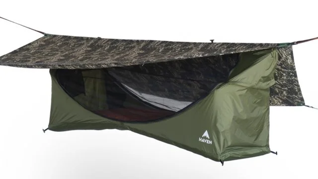 Haven XL in Forest Green: Hide Away in your Woodland Lay Flat
